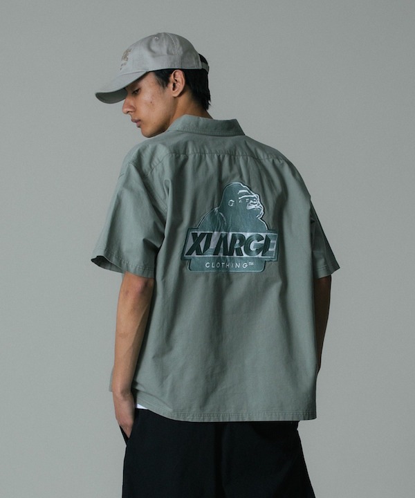 XLARGE �������ȥ�顼�� SLANTED OG S/S WORK SHIRT