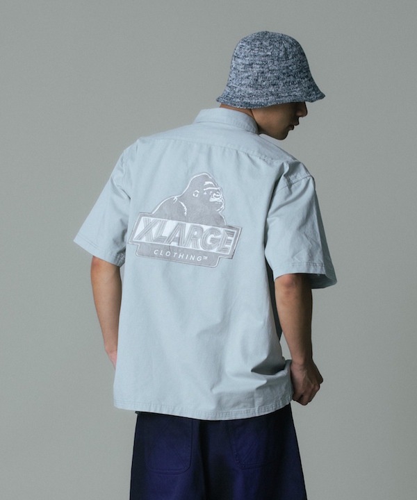 XLARGE �������ȥ�顼�� SLANTED OG S/S WORK SHIRT