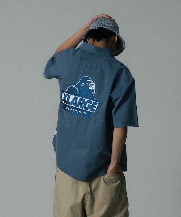 XLARGE �������ȥ�顼�� SLANTED OG S/S WORK SHIRT