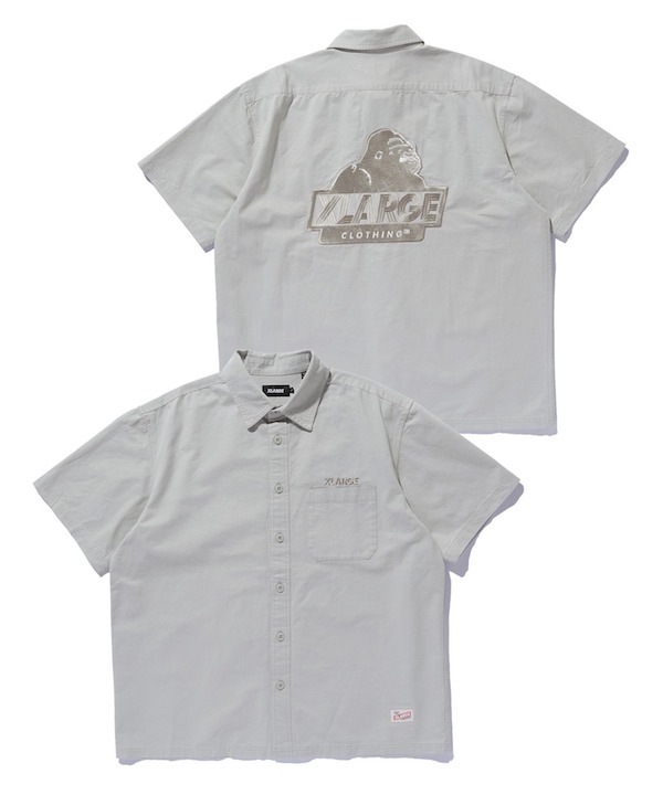 XLARGE �������ȥ�顼�� SLANTED OG S/S WORK SHIRT