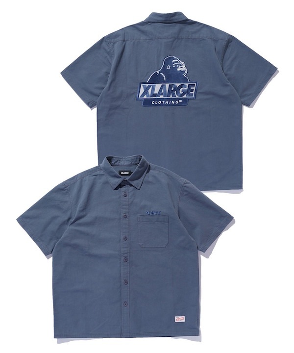 XLARGE �������ȥ�顼�� SLANTED OG S/S WORK SHIRT
