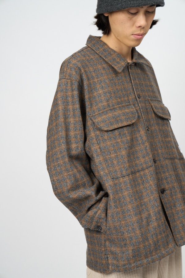Diaspora skateboards �ǥ������ݥ� Mil Wool Shirt
