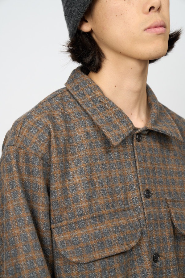 Diaspora skateboards �ǥ������ݥ� Mil Wool Shirt
