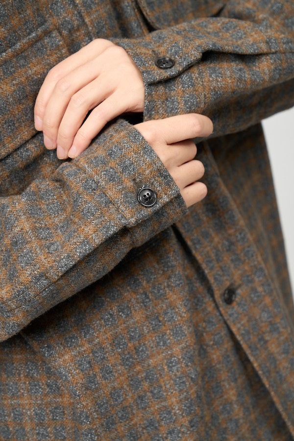 Diaspora skateboards �ǥ������ݥ� Mil Wool Shirt