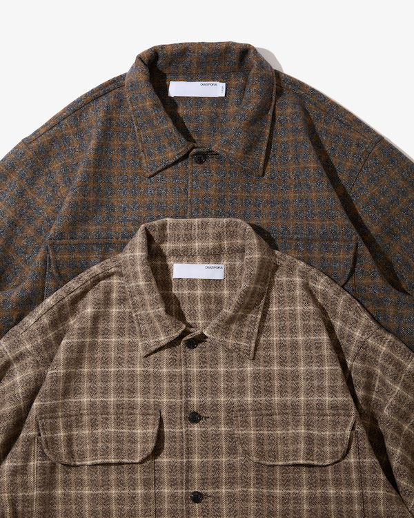 Diaspora skateboards �ǥ������ݥ� Mil Wool Shirt