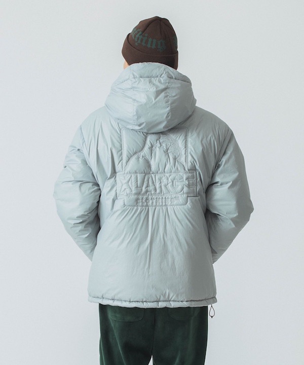 XLARGE ȥ顼 QUILTING LOGO HOODED PUFFER JACKET