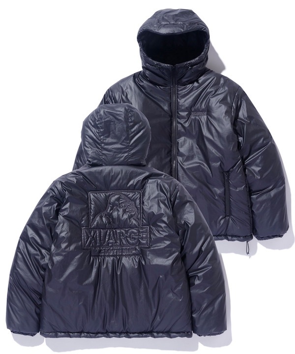 XLARGE ȥ顼 QUILTING LOGO HOODED PUFFER JACKET
