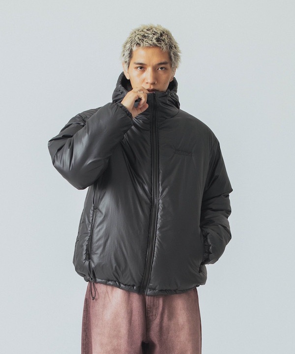XLARGE ȥ顼 QUILTING LOGO HOODED PUFFER JACKET