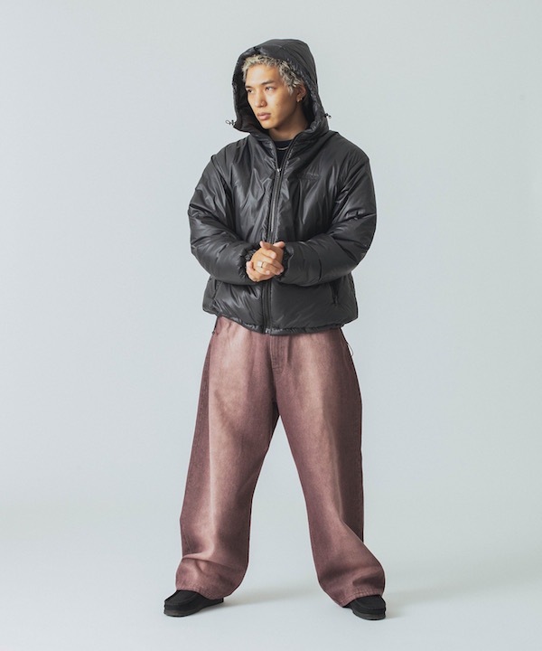 XLARGE ȥ顼 QUILTING LOGO HOODED PUFFER JACKET