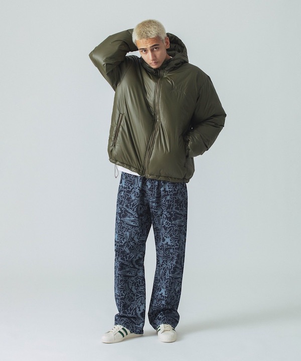 XLARGE ȥ顼 QUILTING LOGO HOODED PUFFER JACKET