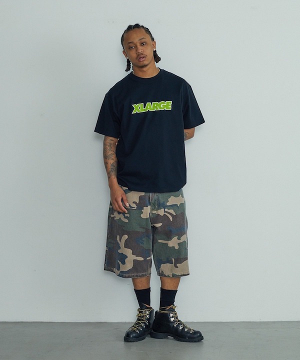 XLARGE �������ȥ�顼�� WASHED SHORT PANTS