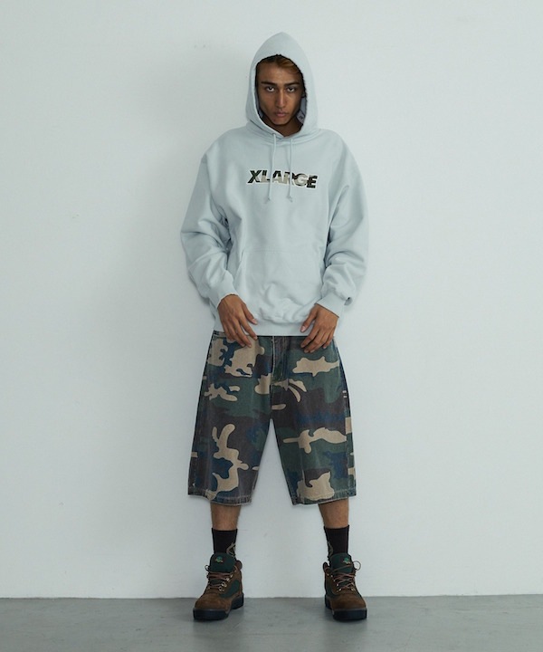 XLARGE �������ȥ�顼�� WASHED SHORT PANTS
