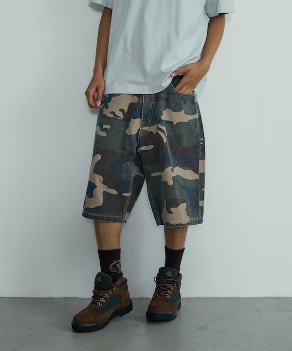 XLARGE �������ȥ�顼�� WASHED SHORT PANTS