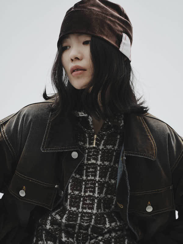 Diaspora skateboards �ǥ������ݥ� Tweed Knit Jacket