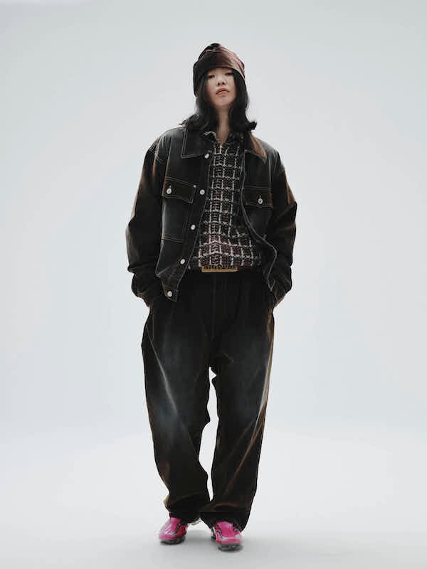 Diaspora skateboards �ǥ������ݥ� Tweed Knit Jacket