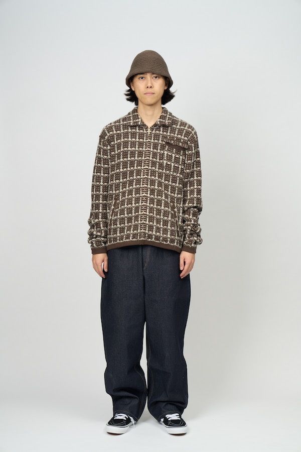 Diaspora skateboards �ǥ������ݥ� Tweed Knit Jacket