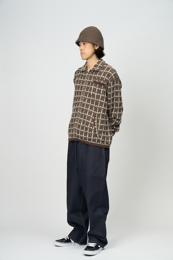 Diaspora skateboards �ǥ������ݥ� Tweed Knit Jacket