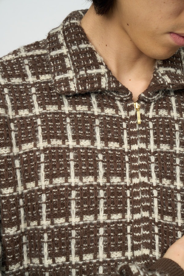 Diaspora skateboards �ǥ������ݥ� Tweed Knit Jacket