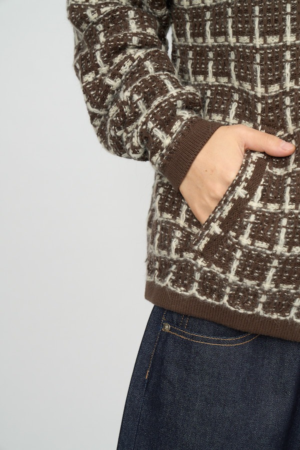 Diaspora skateboards �ǥ������ݥ� Tweed Knit Jacket