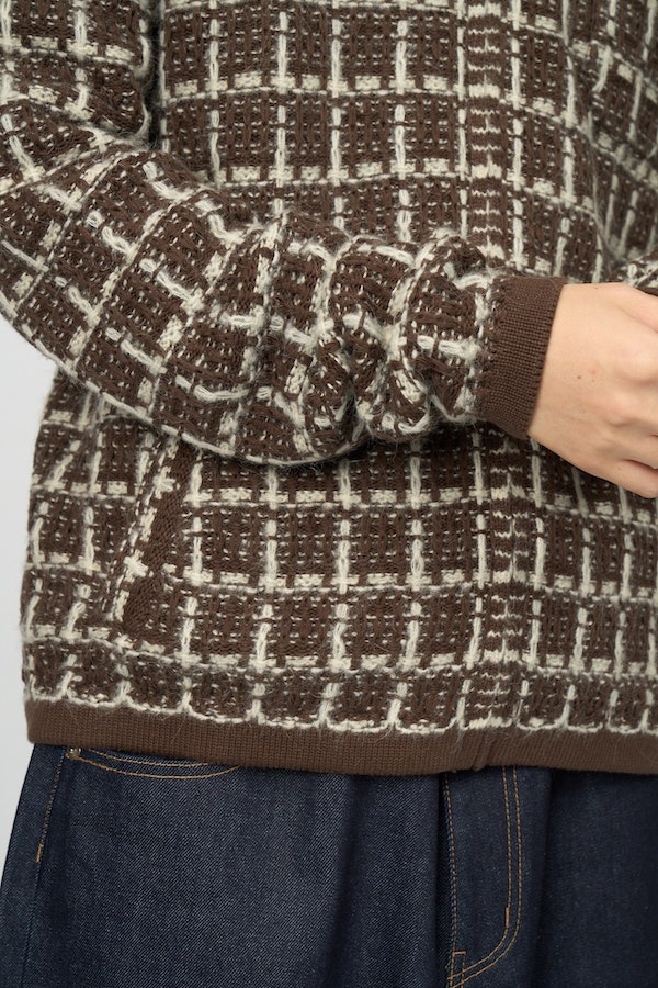 Diaspora skateboards �ǥ������ݥ� Tweed Knit Jacket