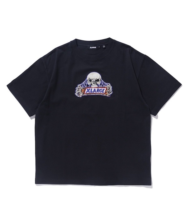 完売必須 早い者勝ち XLARGE SKULL LOGO S/S TEE インパクト大◎ XLARGE エクストララージ SKULL LOGO S/S TEE | XLARGE