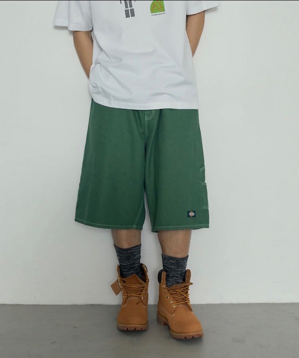 XLARGE �������ȥ�顼�� XLARGE x Dickies PAINTER SHORT PANTS