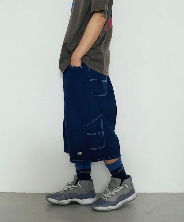 XLARGE �������ȥ�顼�� XLARGE x Dickies PAINTER SHORT PANTS