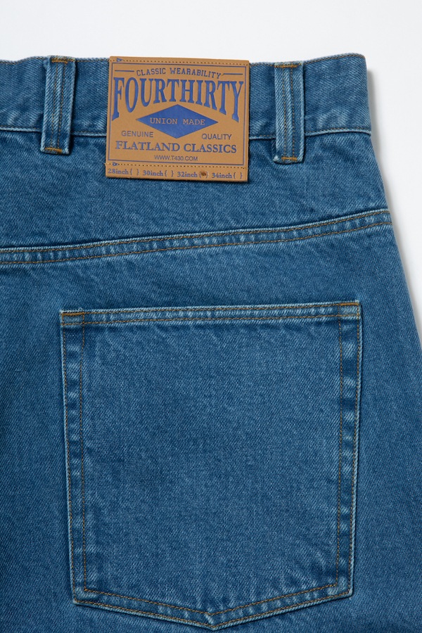 430 fourthirty �ե��������ƥ� DLS SLVG DENIM H-WASH