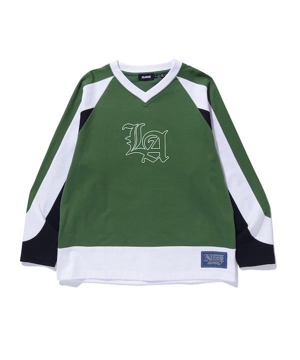 XLARGE �������ȥ�顼�� LA FOOTBALL L/S SHIRT