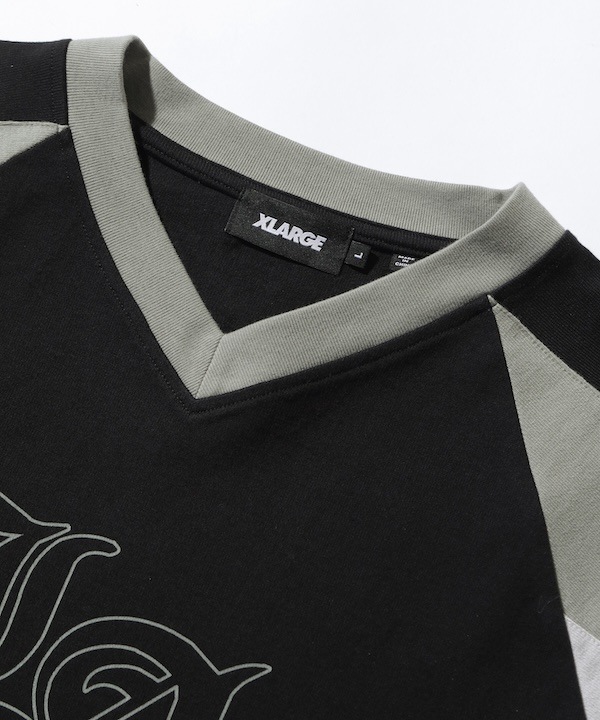 XLARGE �������ȥ�顼�� LA FOOTBALL L/S SHIRT