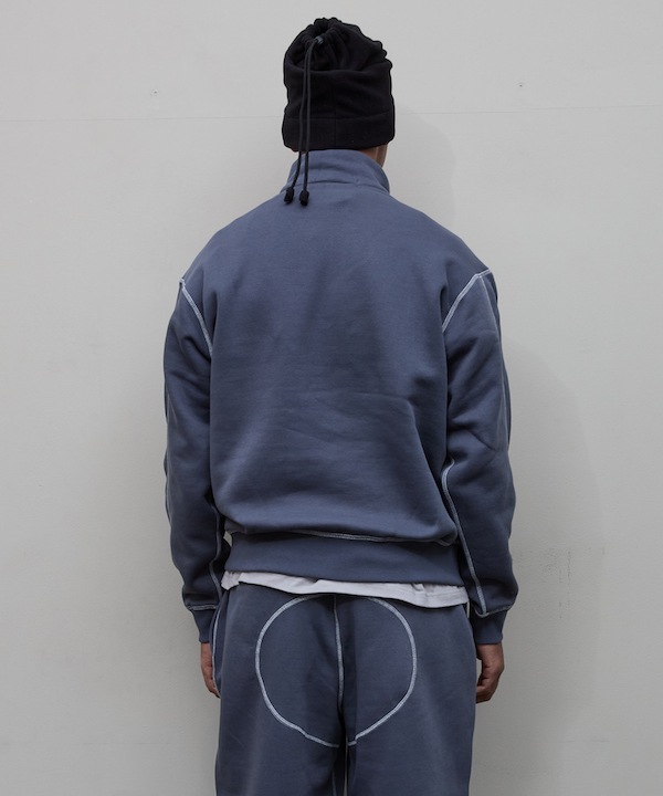 BAL Х BAL / RUSSELL ATHLETIC HEAVY COTTON HALF ZIP