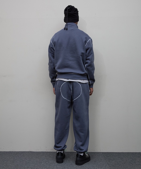 BAL Х BAL / RUSSELL ATHLETIC HEAVY COTTON HALF ZIP