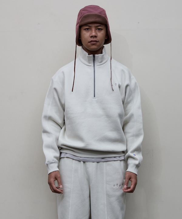 BAL Х BAL / RUSSELL ATHLETIC HEAVY COTTON HALF ZIP