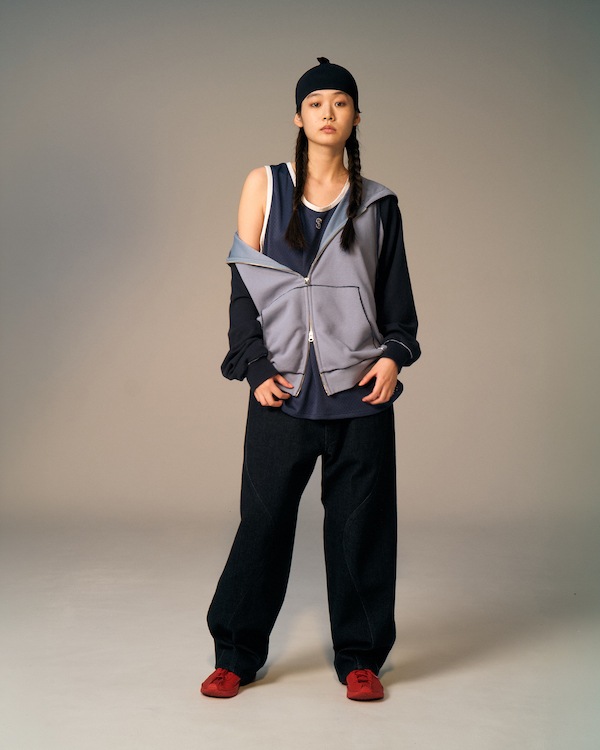 Diaspora skateboards �ǥ������ݥ� Full Zip Hooded Dry Waffle