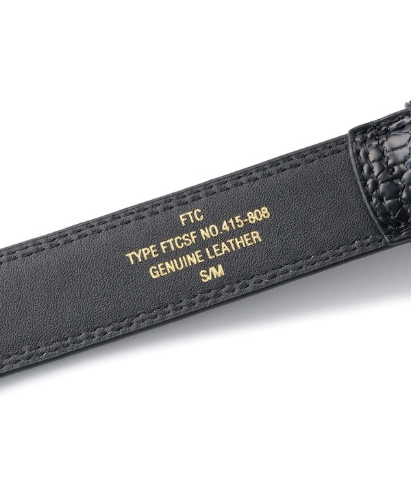 FTC ���եƥ������� SNAKE LEATHER BELT