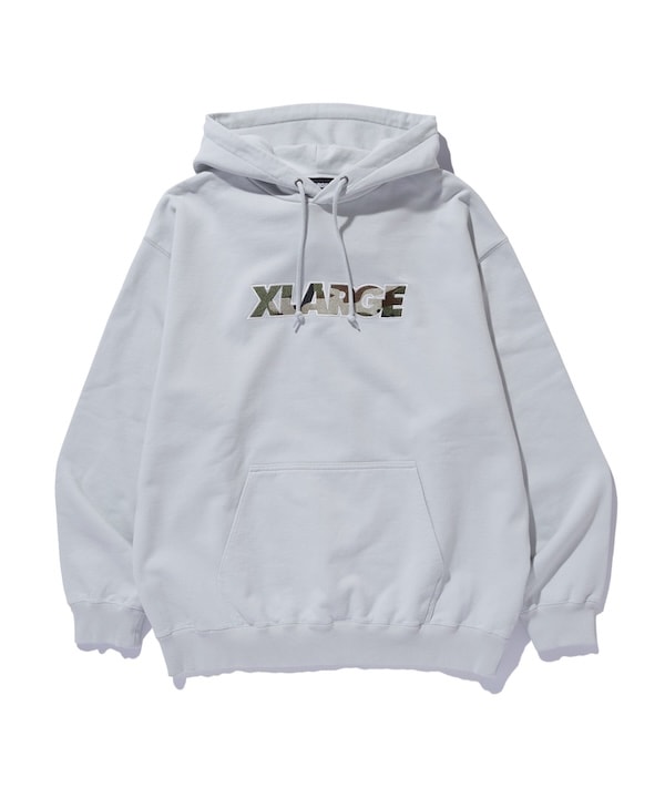 XLARGE �������ȥ�顼�� STANDARD LOGO HOODED SWEATSHIRT