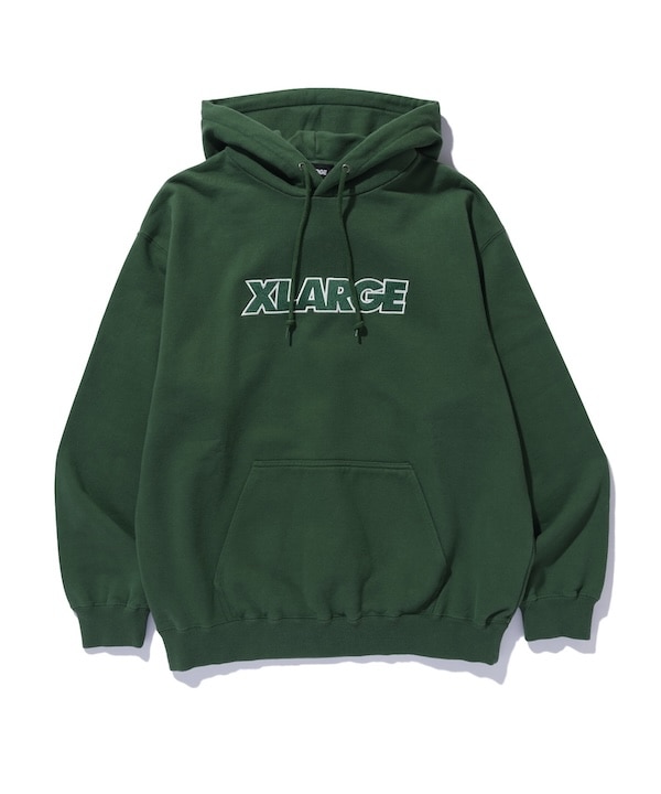 XLARGE �������ȥ�顼�� STANDARD LOGO HOODED SWEATSHIRT