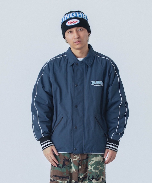 XLARGE ȥ顼 NYLON PIPING COACH JACKET