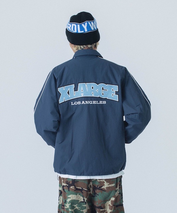 XLARGE ȥ顼 NYLON PIPING COACH JACKET