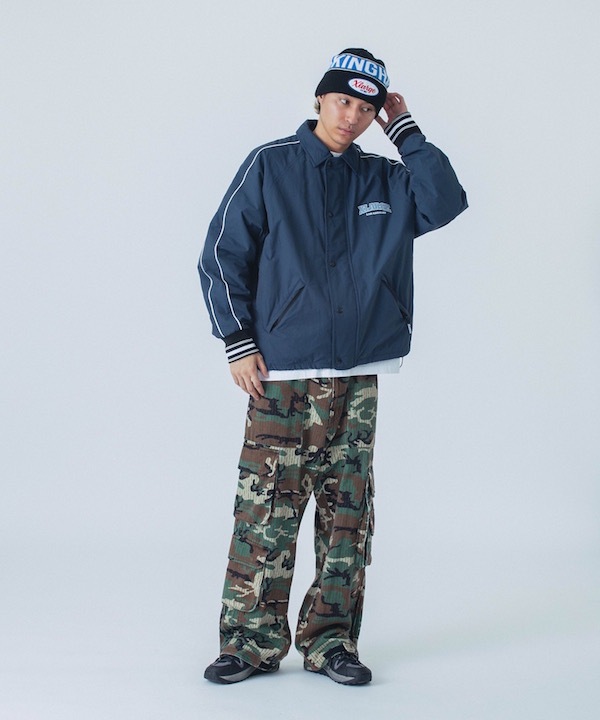 XLARGE ȥ顼 NYLON PIPING COACH JACKET