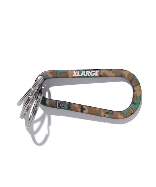 XLARGE �������ȥ�顼�� STANDARD LOGO KEYRING CARABINER