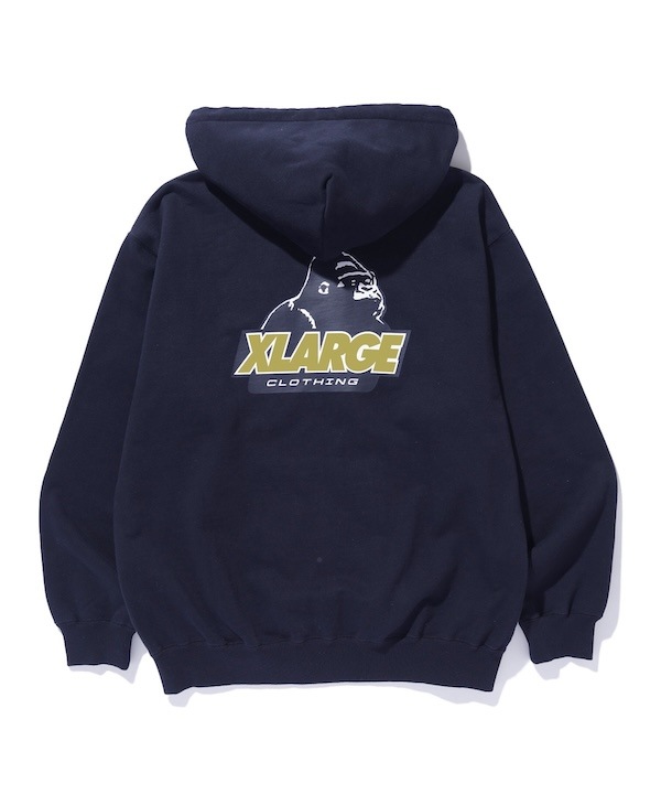 XLARGE �������ȥ�顼�� OLD OG ZIP HOODED SWEATSHIRT