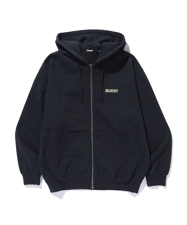 XLARGE �������ȥ�顼�� OLD OG ZIP HOODED SWEATSHIRT