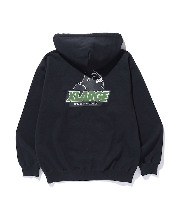 XLARGE �������ȥ�顼�� OLD OG ZIP HOODED SWEATSHIRT