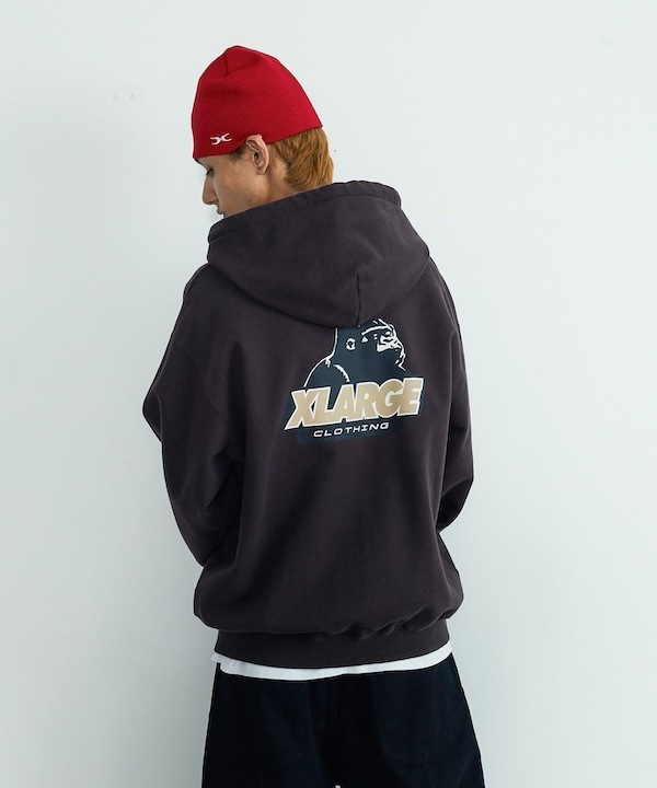 XLARGE �������ȥ�顼�� OLD OG ZIP HOODED SWEATSHIRT