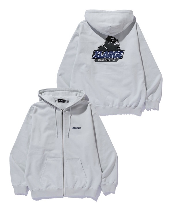 XLARGE �������ȥ�顼�� OLD OG ZIP HOODED SWEATSHIRT