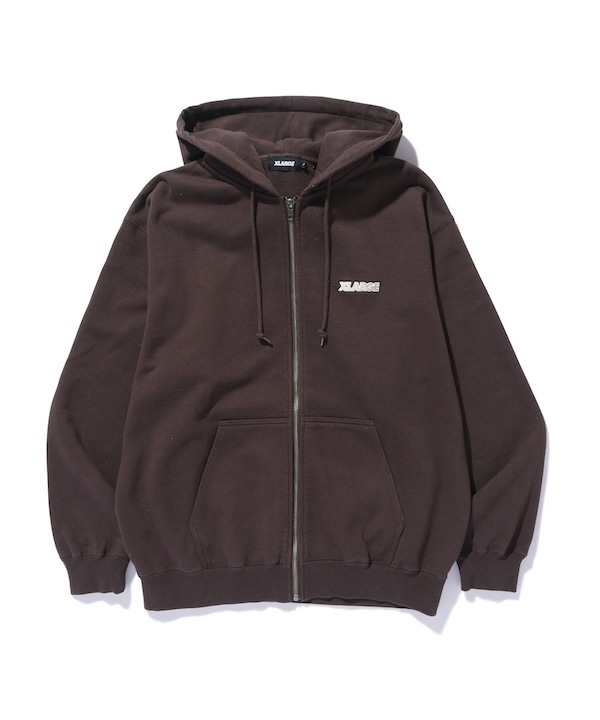 XLARGE �������ȥ�顼�� OLD OG ZIP HOODED SWEATSHIRT