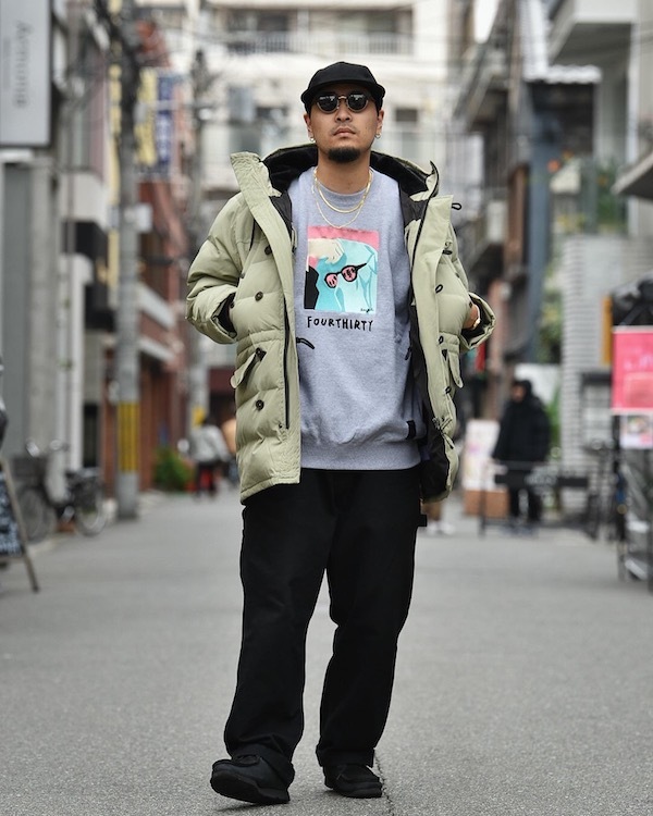 430 fourthirty �ե��������ƥ� N-3B DOWN JACKET