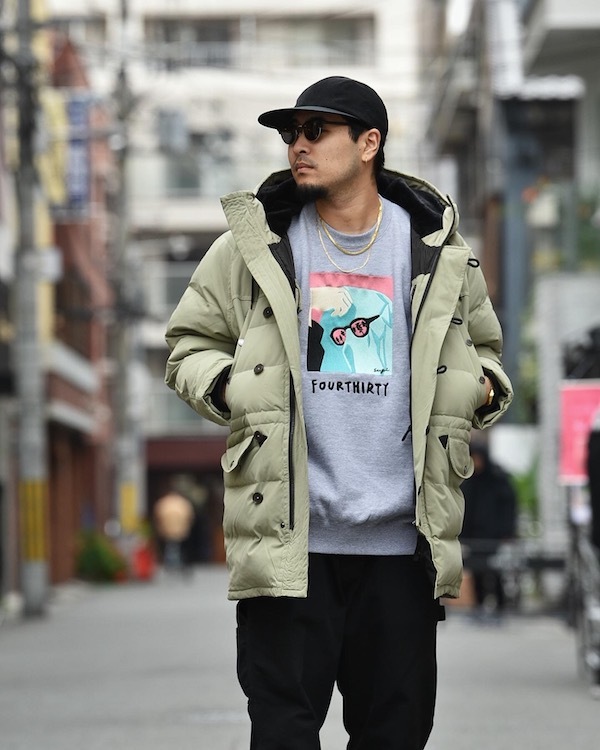 430 fourthirty �ե��������ƥ� N-3B DOWN JACKET