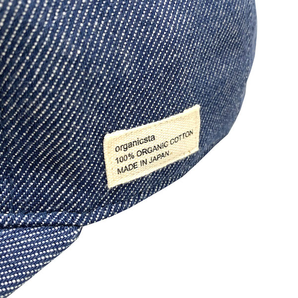 organicsta �������˥å����� ORGANIC COTTON DENIM 5-PANEL CAP